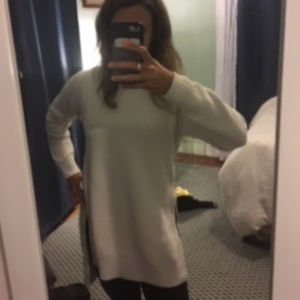 Athleta West End Tunic Sweater In Ivory 